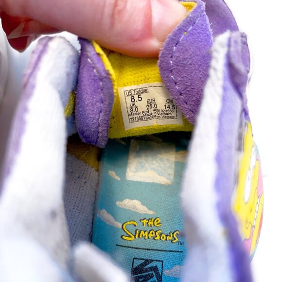 Vans x The Simpsons Kids Sk8 Hi Zip Lisa 4 Prez, Size 8.5 - Picture 6 of 8